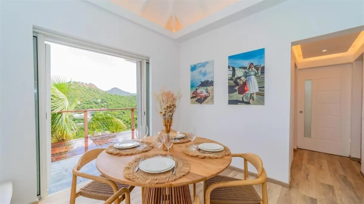 Posh Villa Overlooking The Crystal-Clear Waters St. Barthelemy